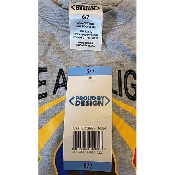 Shine A Light On Black Excellence Tee T Shirt Size 6 7 NWT Proud by Design New - Picture 3 of 8